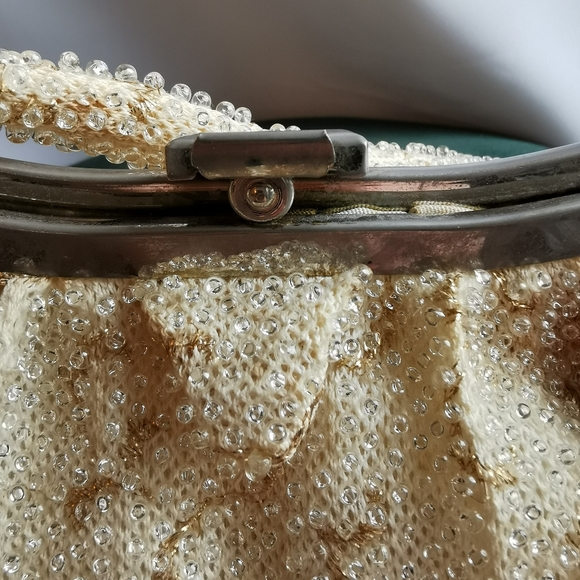 Vintage 1940s Beaded Handbag - Picture 2 of 6